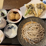 Teuchi Soba Komatsuya - 舞茸天蕎麦御膳