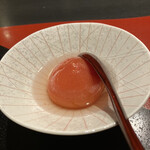 月の花 梟 - 此処から夕食　出汁で炊いたトマトのコンポート