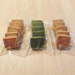 楢崎洋菓子工房 - パヴェ・アマンド   抹茶サブレ  ヘーゼルクッキー