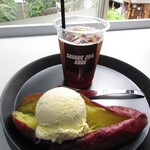 SAVAGE254.KOBE - Sweet potato & ice cream 蜜芋とアイスクリーム・COFFEES coffee I ブラック