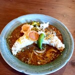 ばぐぅす屋 - スパイスカリィプレート3種盛 1200円