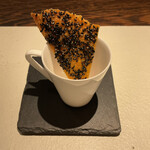 カツレツMATUMURA - 前菜1 チーズのガレット