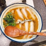 烈志笑魚油 麺香房 三く - 