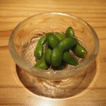 とり茶太郎 - 枝豆 山椒オイル和え