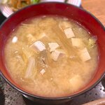 さくら本店 - (ﾗﾝﾁ)さくら定食 具だくさん味噌汁　2022.9.6