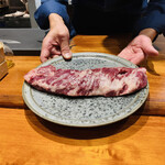 馳走西健一 - 【写真⑭】榊山牛のハラミ