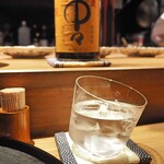 薪鳥新神戸 - 麦焼酎「中々」（ロック）