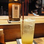 薪鳥新神戸 - 山形正宗 梅酒（ソーダ割）
