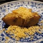 薪鳥新神戸 - 薪焼き賀茂なす チェダーチーズがけ