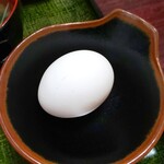 金澤屋牛肉店 - 牛鍋に付く生卵(R4.9.7撮影)
