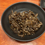 七輪焼肉 安安 - きくらげナムルって、何？　もやしの方がよかったかも。