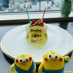 日本料理 旬彩 - 記念日ケーキ