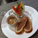 イタリア食堂　ちぇるきお - 前菜３種とドリンクセット（￥1000）