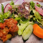 MOKICHI TRATTORIA - 前菜サラダ