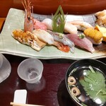 亀喜寿司 - 一皿目です