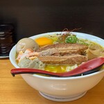 中華そば 半ざわ - 半ざわの日　蟹の味噌ラーメン