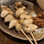 本格炭火焼鳥てっぴ - 野菜焼（にんにく）