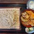 そば処 長尾根 - 料理写真:小天丼とざるそば（1600円） くるみそば に変更（110円）