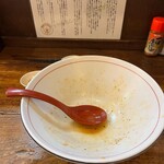 東京味噌らーめん 鶉 - 感謝の完食完飲