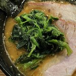 家系ラーメン クックら - ほうれん草。