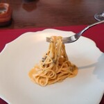 ベルエキップ - パスタリフト
      このカルボナーラはアルデンテで調理されてる