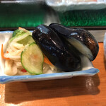 Hiyoutan Sushi - 茄子が美味しかったお漬け物。