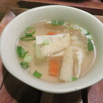 熱帯食堂 - 薄揚げ入りスープ
