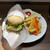醗酵Cafe アルキ - 料理写真:テリヤキ米粉バーガー。美味し。