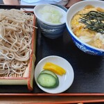 Asanoya - もり蕎麦・親子丼セット税込1100円