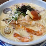 ジョリーパスタ 郡山富田店 - エビ明太子スープパスタ