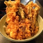 Tempura Ishihara - えびやさい天丼（1260円）