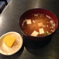 てんぷら石原 - 石原のみそ椀（157円）