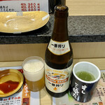 すし三崎丸 - 瓶ビール550円