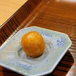 勢麟 - 薬味は大根おろしに醤油と山椒