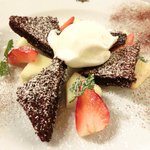 Giglio - パスタ+前菜+デザート 1680円 のガトーショコラ、アイス、フルーツ