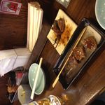 鉄板居酒屋夢はな - レバテキと山形牛