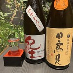 Sumiyaki Unagi Kashiwa Togawa - 季節のオススメな地酒