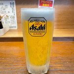 Memba Mokkei - 生ビール（500円）