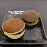 小戸橋製菓 - バタどらと抹茶バタどら