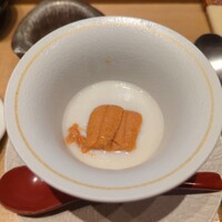 鮨 浩也 - トウモロコシの冷製茶碗蒸し