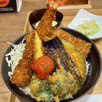 新潟カツ丼 タレカツ - 特製あいもり丼アップ