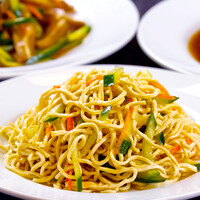 干し豆腐のネギソースかけ