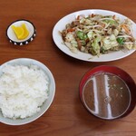 さかゑ食堂 - 野菜いため定食 550円