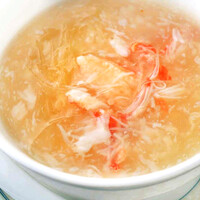 カニ肉入りフカヒレスープ