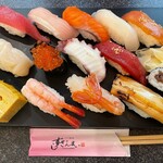 Sushi zanmai - ランチかすみ1.5人前1628円