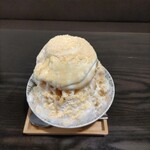 珈琲屋らんぷ - きなこ練乳かき氷(小豆なし)