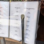 La Brianza - この日のメニュー。