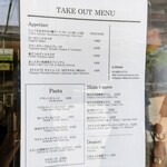 La Brianza - この日のメニュー。