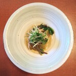 ろあん松田 - 焼き茄子とツルムラサキの煮物