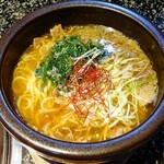 Yakiniku Suehirokan - 背脂ニンニク味噌ラーメン